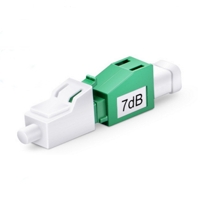 Attenuator Ffibr Optig LC APC Singlemode Sefydlog Gwryw-Benyw, 1 ~ 25 DB