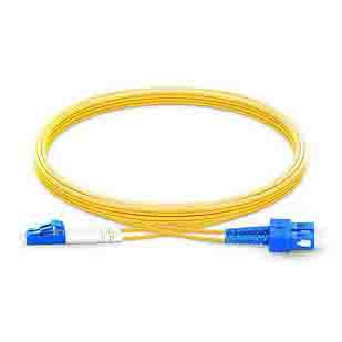 LC UPC i SC UPC Duplex 3.0mm neu 2.0mm PVC neu LSZH Siaced 9/125 Cebl Patch Ffibr Un Modd